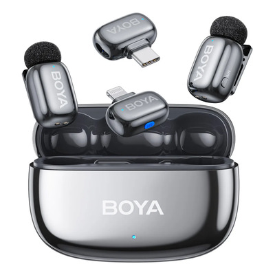 Micrófono Lavalier Boya Mini 2 Usb-c Para Android\u002Fios\u002Fpc Ai | Meses sin interés