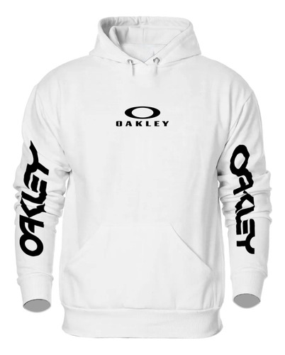 Casaco De Frio Moletom Okley Braço Blusa + Caixa Surpresa 