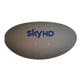 Antena Sky Hd Con Lnb Elíptico Sencillo