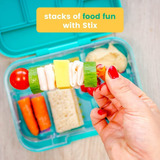 Kids Bento Lunch Box Kit De Accesorios Amarillos, Sin Bpa Co