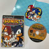 Jogo Sonic Mega Collection Plus Ps2 Com Capa+poster