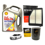 Kit Service Aceite Shell 5w30 Y Filtros Honda Civic 1.8 16v