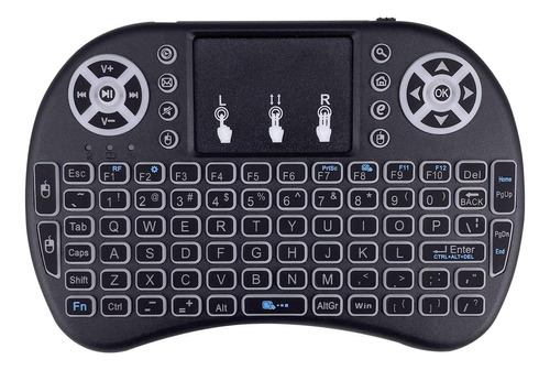 F11 Teclado Inalámbrico, Air Mouse Y Control Panel Táctil,