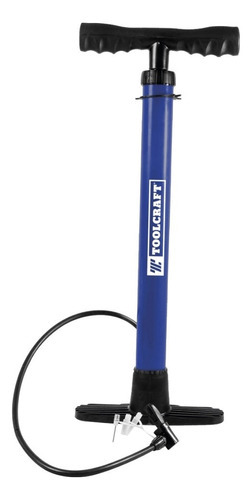 Bomba De Mano Para Inflar Toolcraft Tc4276 Color Azul