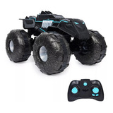 Carro Monster Jam Batman Control Remoto Resistente Al Agua Color Negro Personaje Batman