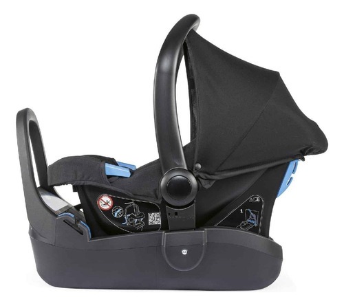 Huevito Chicco Kaily Cadeirinha Auto Base Black Lisa Negro