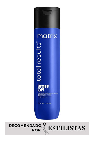 Shampoo Matizador Azul Brass Off 300ml Matrix