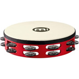 Meinl Tah2bk-r-tf Pandero Pro De Mano Con Parche Percusión Color Rojo