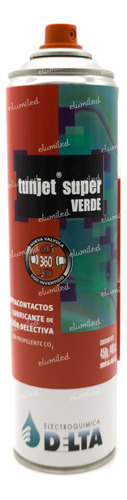 2 Tunjet Super Verde Limpia Contactos Lubricante 450g 440cm3