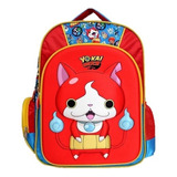 Mochila Yokai Watch Primaria Backpack Y1 Color Rojo