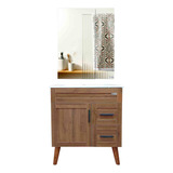 Kit Mueble Vanitorio Con Espejo Elegance 70x47cm