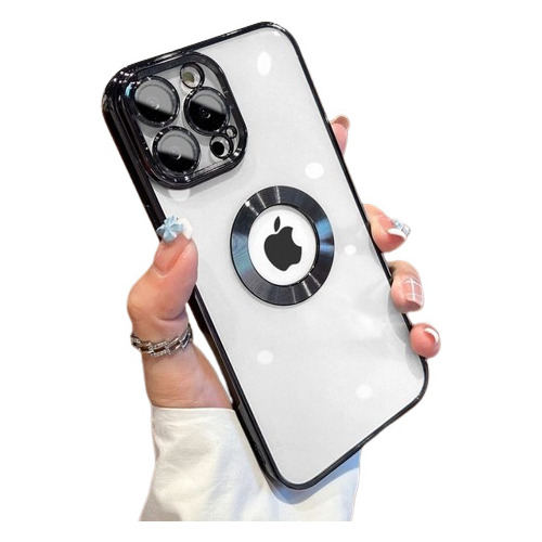 Capinha Para iPhone 11 Pro Max Proteção Camera Borda Preto