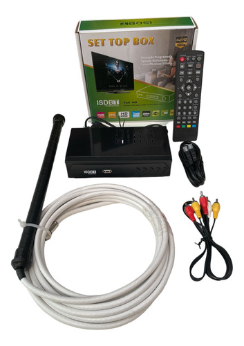 Convertidor Digital Para Tv De Tubo, Lcd,led +antena Hd 10db