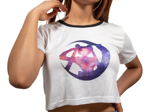 Blusas Croptops Top Sailor Moon Manga Corta