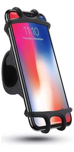 Soporte Porta Celular Bici Moto Manubrio Silicona Reforzado