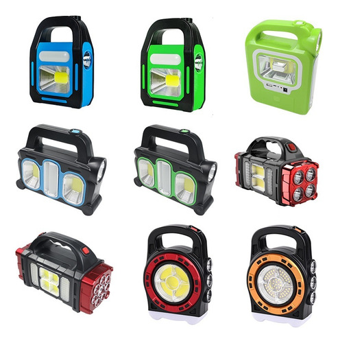 Luz Solar Multifuncional Para Exteriores Luz De Camping Usb