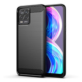 Funda Antigolpe Fibra De Carbono Para Realme 8 Pro / 8