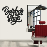 Vinil Decorativo Pared Barber Shop, Barberia, Personalizado
