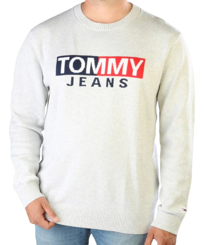 Suéter De Hombre Tommy Hilfiger 3755 Entry Flag Wh