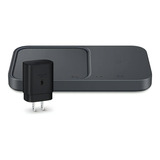 Samsung ® Cargador Inalámbrico Dual Carga Rápida Universal E Color Negro / Black