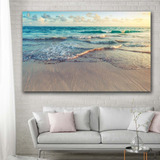 Cuadro Playa Y Mar Relajante Deco Hogar Moderno 50x70