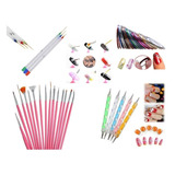 Kit De Pincel Decoración Para Manicura Dotting Liner Dubujar