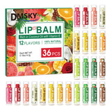 Dmsky Paquete De 36 Balsamos Labiales, Balsamo Labial Natura