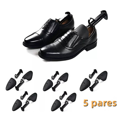 5 pares hormas hombre zapato calzado evita arrugas ajustables plástico color negro Leikete | MercadoLibre