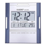 Reloj Pared Digital Kadio Termometro Timer Alarma Calendario