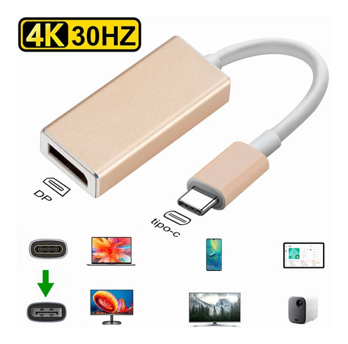 Adaptador Convertidor Usb Tipo C A Hdmi 4k A 60hz/30hz