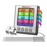 Thermopro Tp17h - Termometro Digital Para Carne Con 4 Sondas