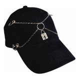 Gorra Con Cadenas Aros Unisex 