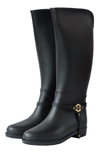 Botas Lluvia Mujer Golden Insignia Bottplie- Negro