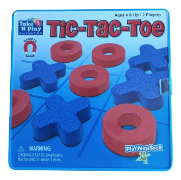 Juego Magnético Tic Tac Toe 2 En 1 Play Monster