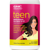 Gnc | Teen Multivitamin For Girls 12-17 | 120 Caplets