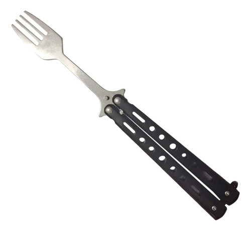 Cuchara De Camping Portátil Butterfly Fork De Acero Inoxidab