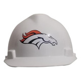 Casco De Seguridad Msa / Nfl Broncos / V-gard / Fas-trac