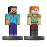 Steve & Alex Pack Minecraft Amiibo