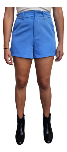 Short French Celeste. St Marie. Mujer. Poliester Y Spandex
