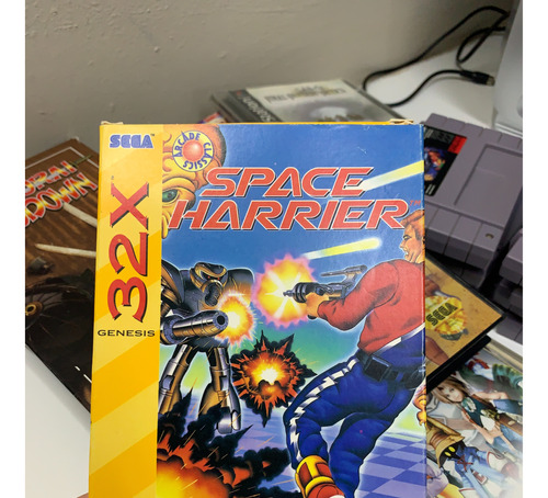 Sega 32x Jogo Space Harrier 100% Original Completo