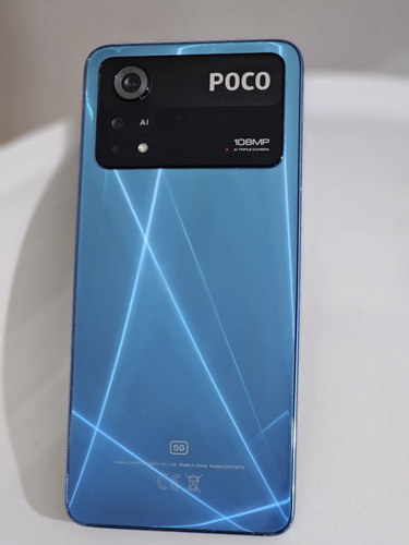 Celular Poco X4 Pro 5g, Laser Blue, Dual Sim, 8gb, 256gb Ram