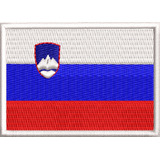 Patch Bordado Bandeira Eslovênia Motociclista Militar Ban450