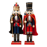 2pcs Soldado Cascanueces Decoraciones Navideñas Para El Hoga