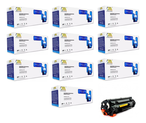 Kit 10 Peças Toner Compatível Ce285a Ce285 285a 285 85a