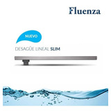 Rejilla Desague Acero Lineal Fluenza Slim Diagonal 70cm 