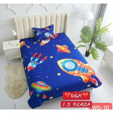 Sobrecama Verano Infantil  3d, 1.5 Plaza 180 X 230 Ch. Ma