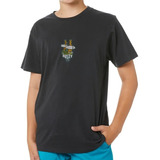 Remera Niño Rusty Oceanland Tee Algodon Jr Mc Pre