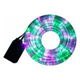 Manguera De Gel Led Verde Morado 10m Exterior Mare