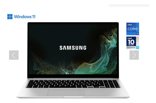 Notebook Samsung Galaxy Book2 Core I7 8gb 512gb Ssd 15,6  