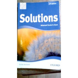 Solutions - Advanced Student´s Book - 2nd Edition - Oxford
